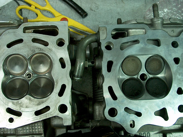 Comparisson between STi version 5 and EJ25 Zagaris full race big valve head.