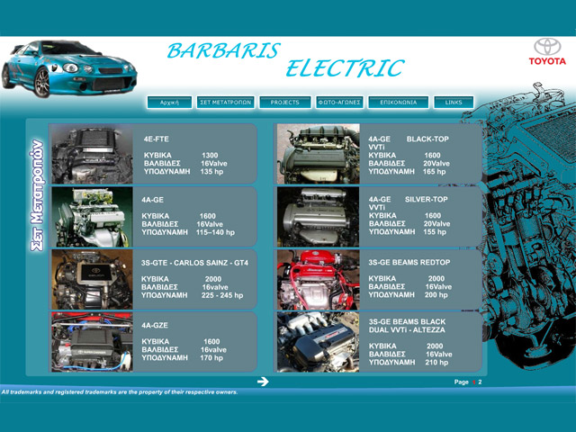  Site   BARBARIS ELECTRIC. (c) greekdragster.com - The Greek Dragster Site